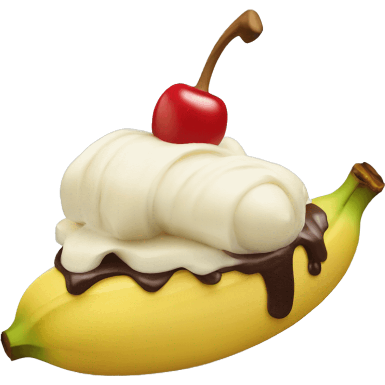 Banana split emoji