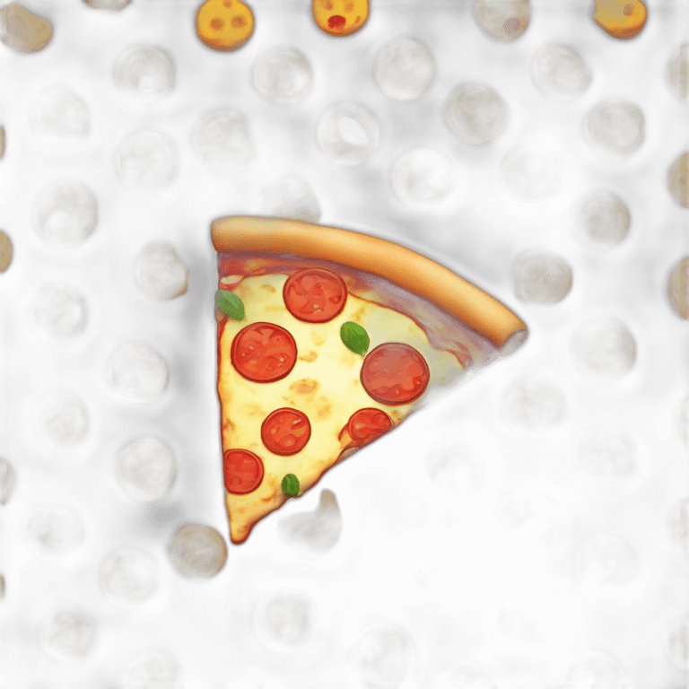 Pizza with cold drink emoji