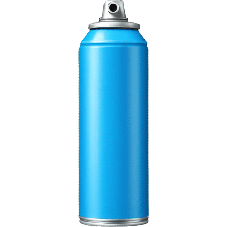 spray can, color blue, regular small spray nozzle emoji