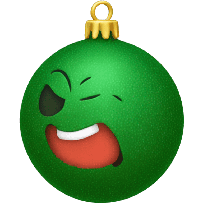 Christmas tree ball emoji