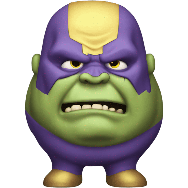 Fat thanos body zombie emoji