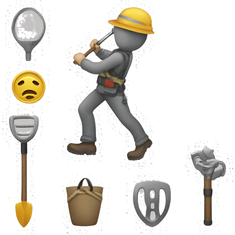 Metal detecting  emoji