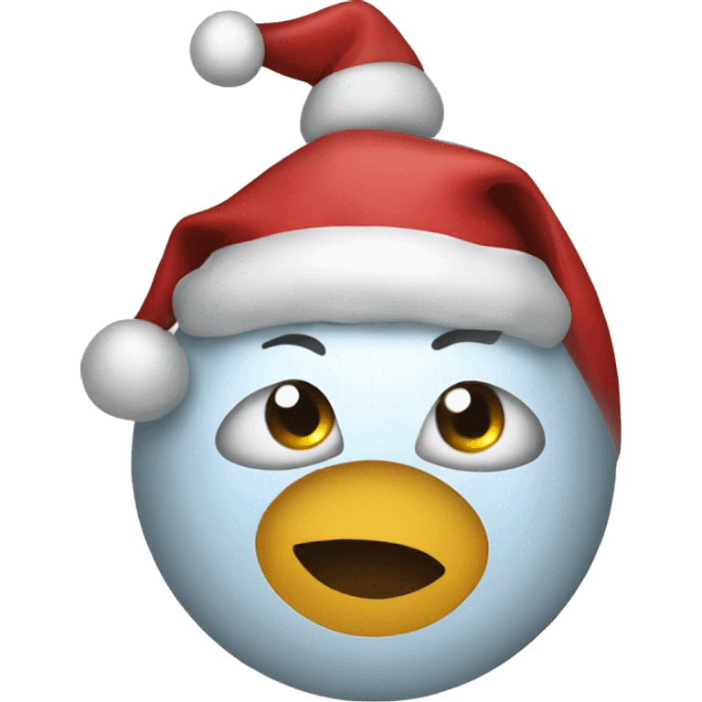 Christmas tote bag emoji