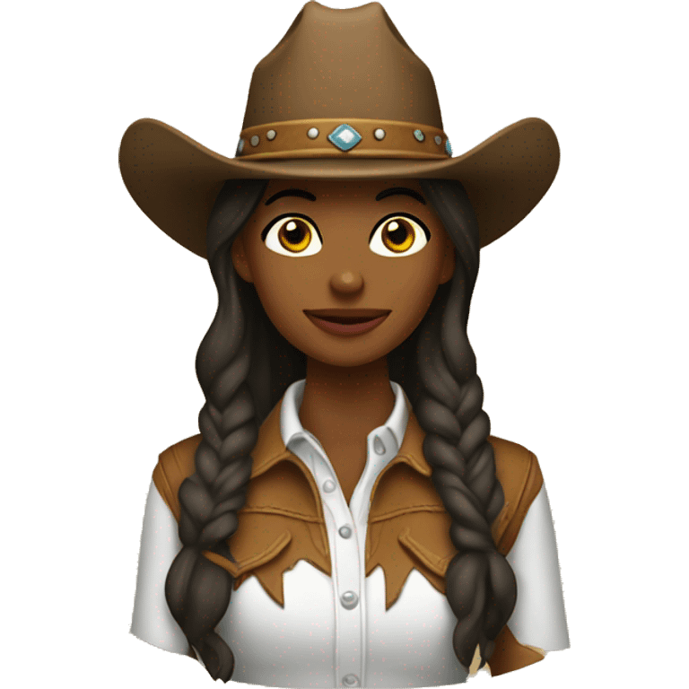 Cowgirl emoji