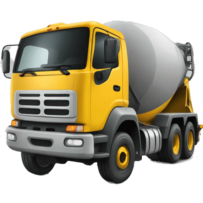 front discharge concrete truck emoji