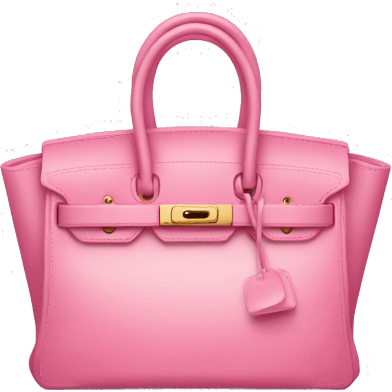 Pink birkin bag emoji