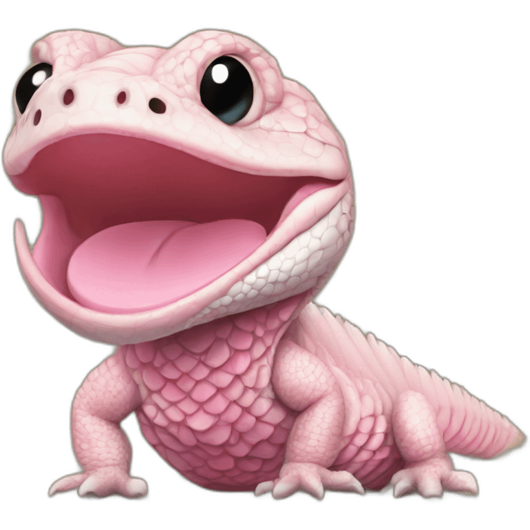 tegu lizard pink emoji