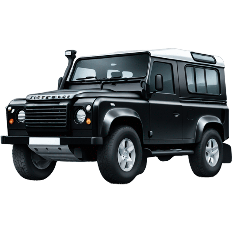 Land Rover defender black emoji