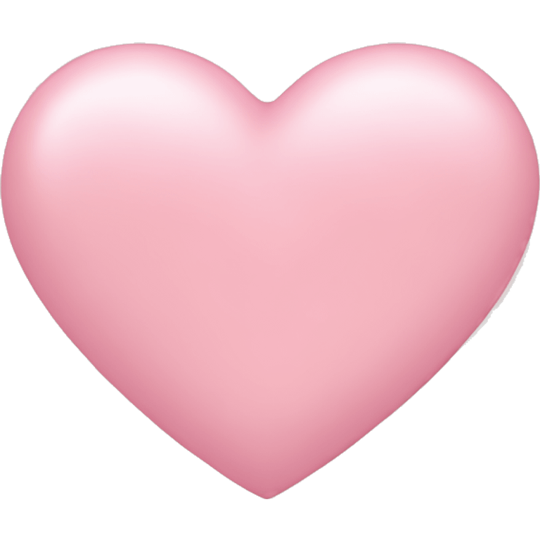 Light pink heart emoji