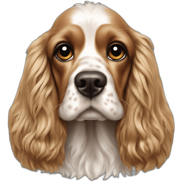 punk english cocker spaniel emoji