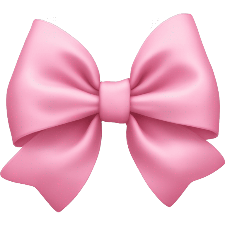 light pink bow on light pink bow emoji