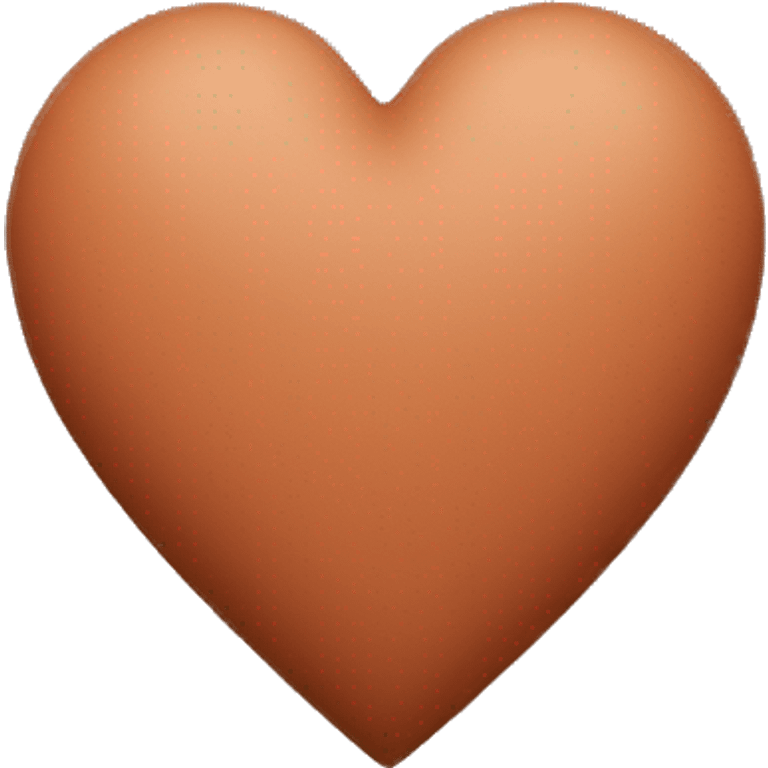 dark terra cotta heart emoji