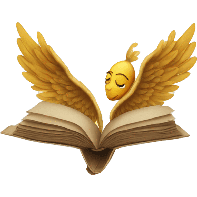 book with wings emoji