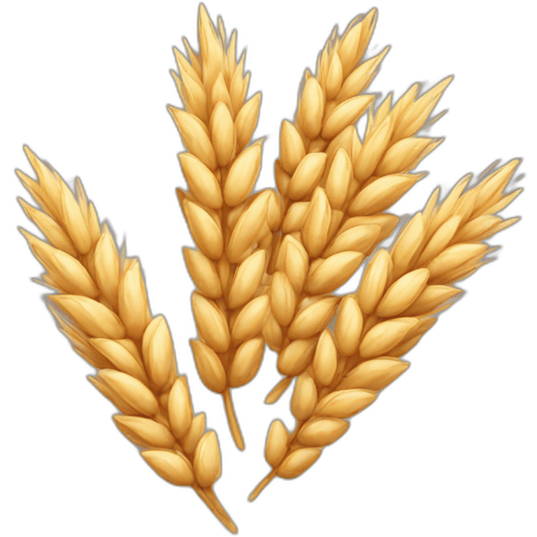 three oats grains emoji