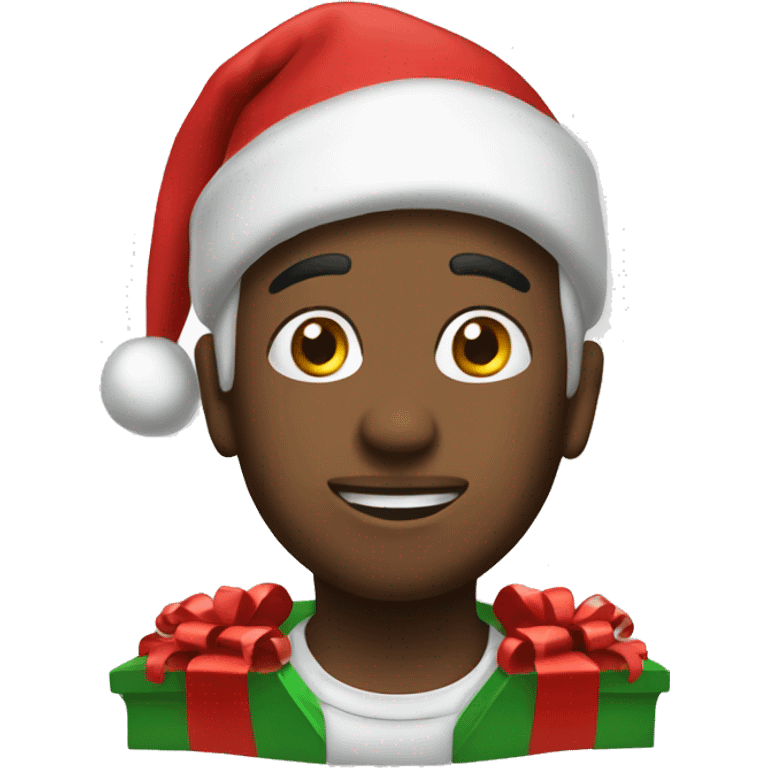 Christmas gift emoji