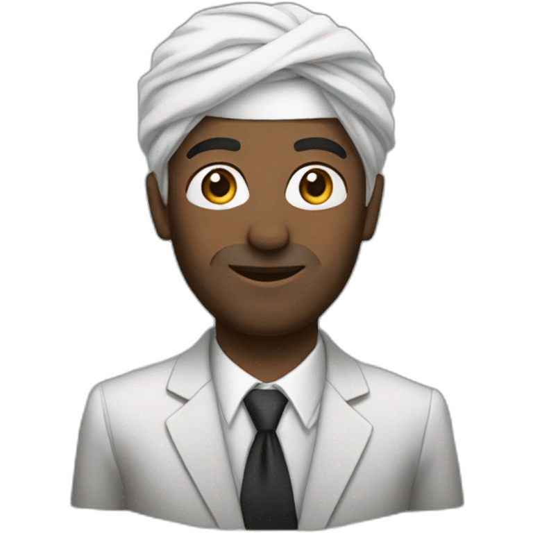 Mohammed Abdu wearing a suite emoji