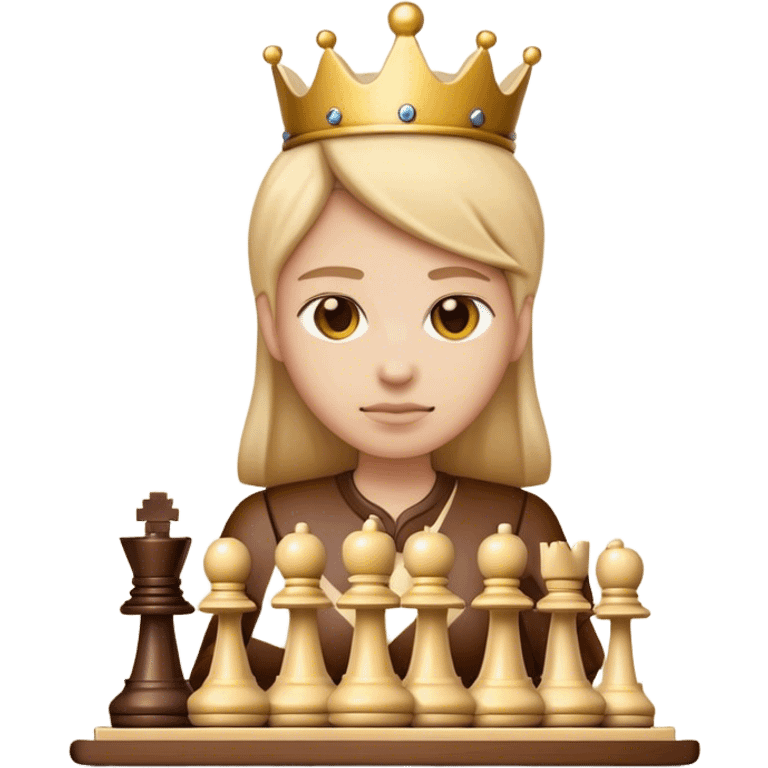 an emoji for myself playing chess emoji