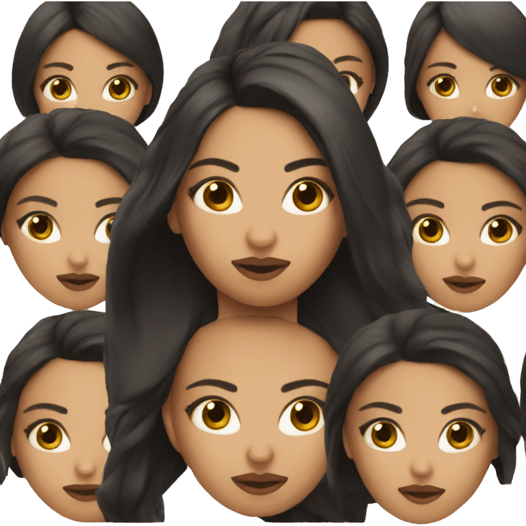 Girl who looks like Kim Kardashian emoji