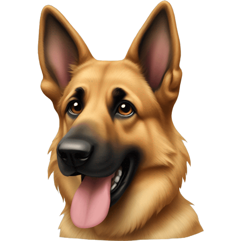 floppy ear german shepherd dog emoji