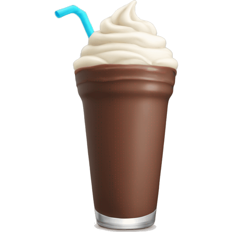 chocolate milkshake emoji