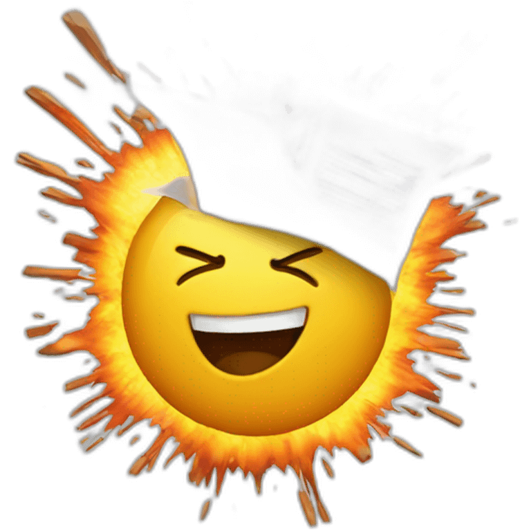 exploding newsletter emoji