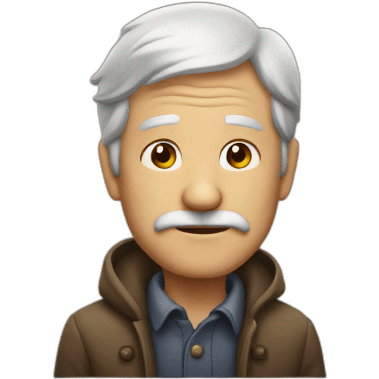 Old man in love  emoji