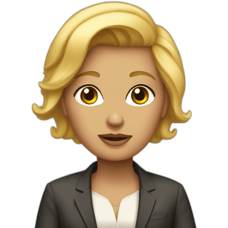 Donald Trump a woman emoji