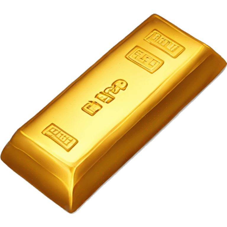 Gold bar emoji