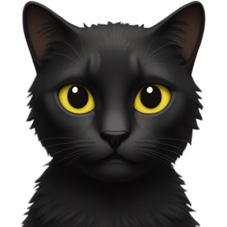 Le chat noir  emoji