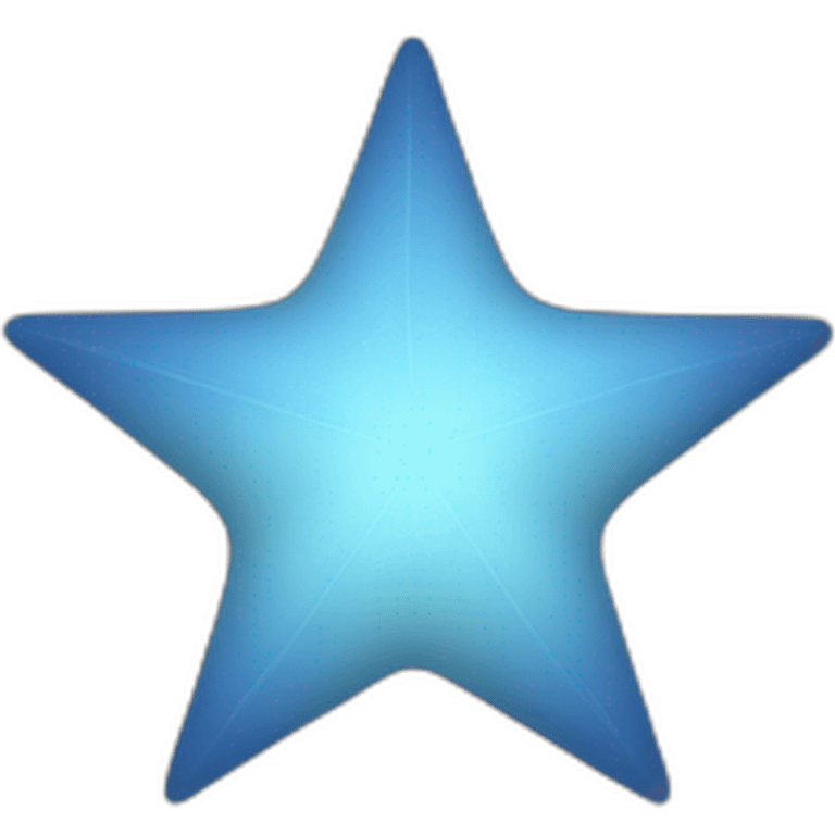 blue-star-6-branches emoji