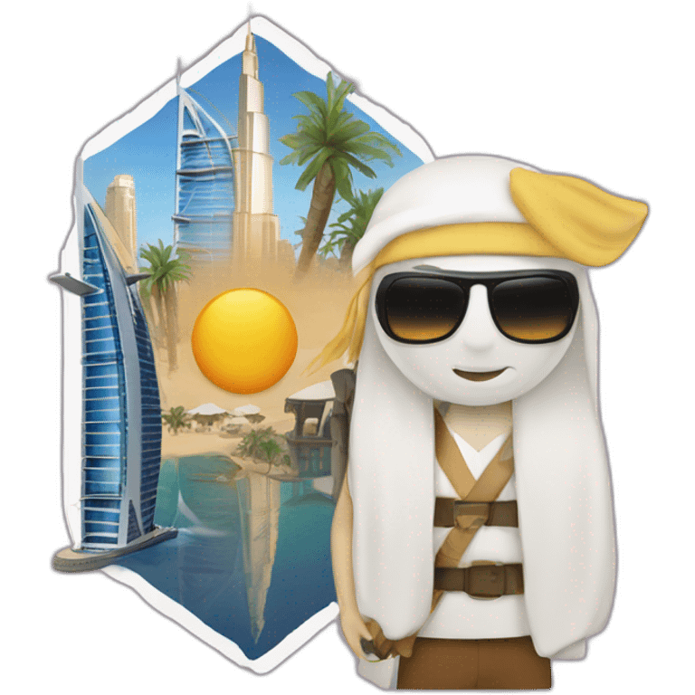 viaje dubai emoji