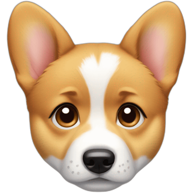 Corgi puppy sad emoji