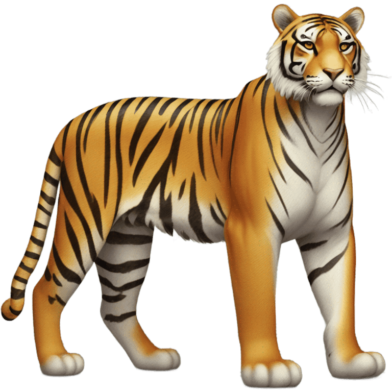 tiger mimic queen emoji