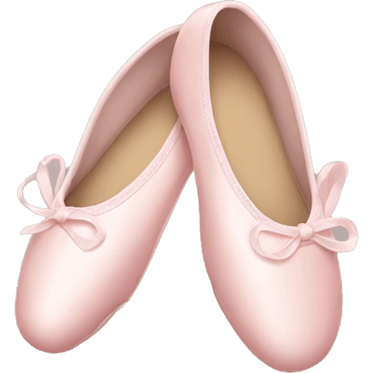 Pale pink ballet shoes emoji