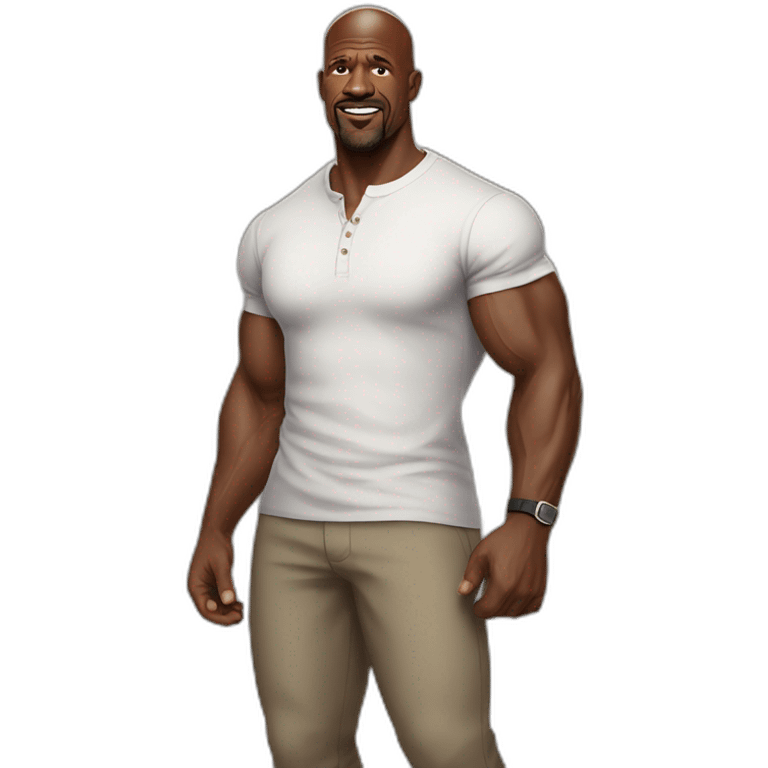 terry crews cartoon wearing henley emoji