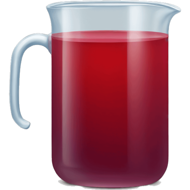 glass jug of red juice emoji