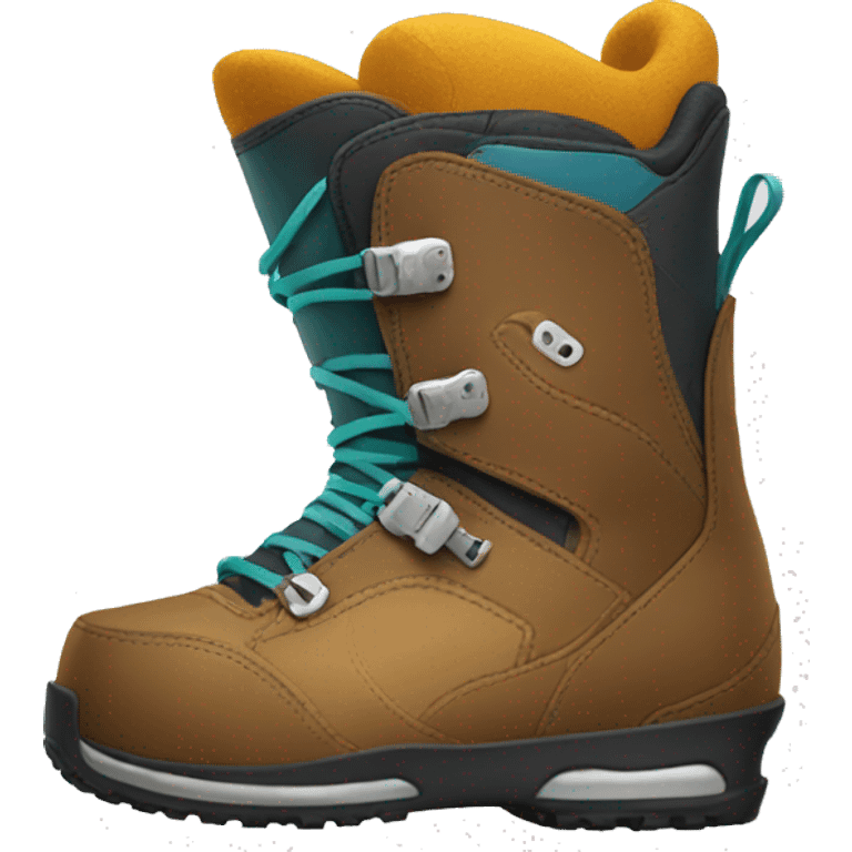 Snowboarding boots emoji