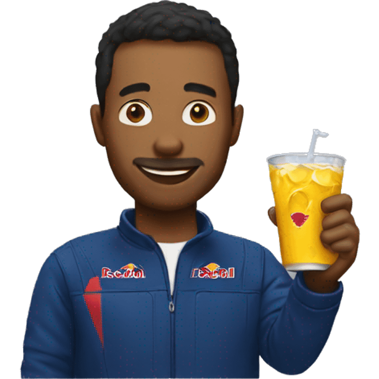 The man who drinks redbull emoji