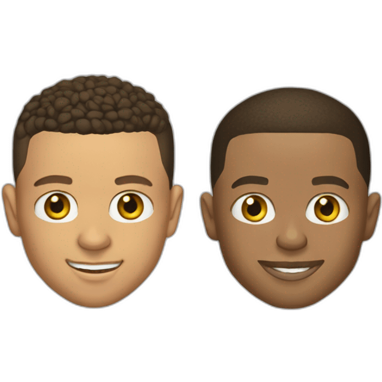 Mbappé et Stephen curry emoji