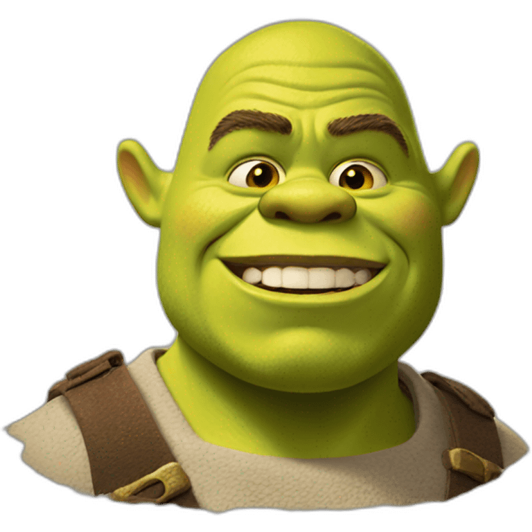 Shrek qui fait caca emoji