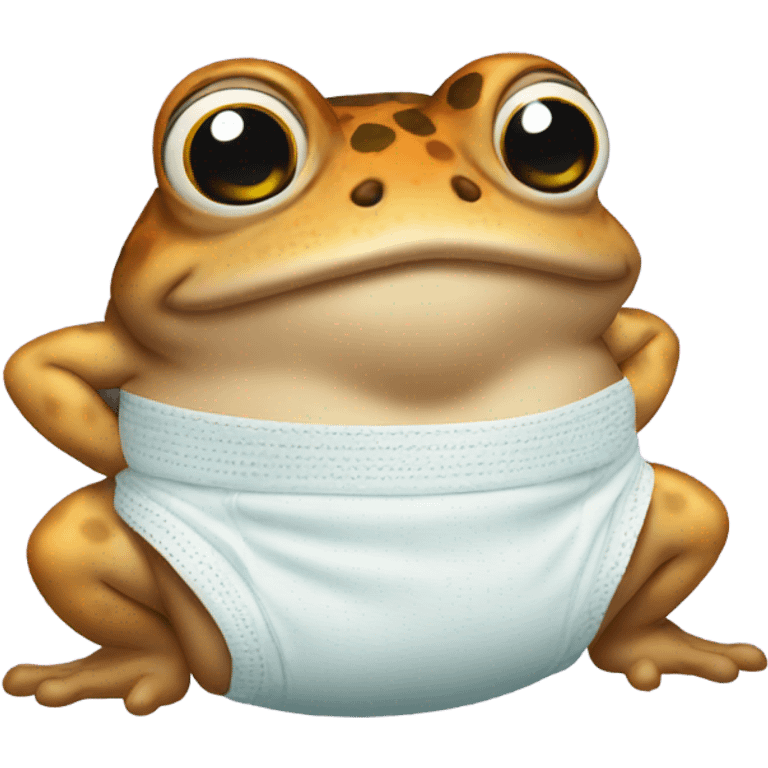 Toad in diapers emoji