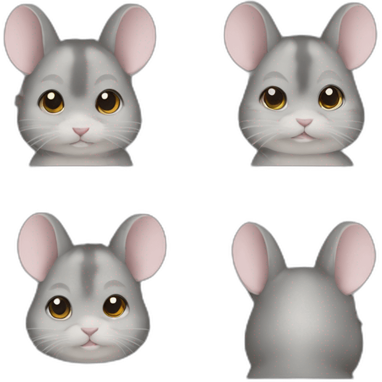 Manteau de chinchilla emoji