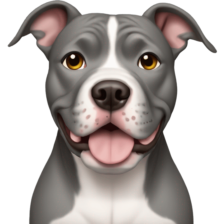 Grey pitbull emoji