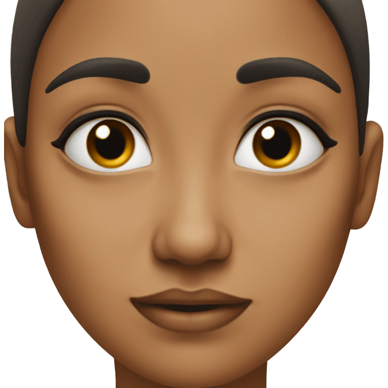 Woman with a big nose and a  black dot on her cheek  emoji