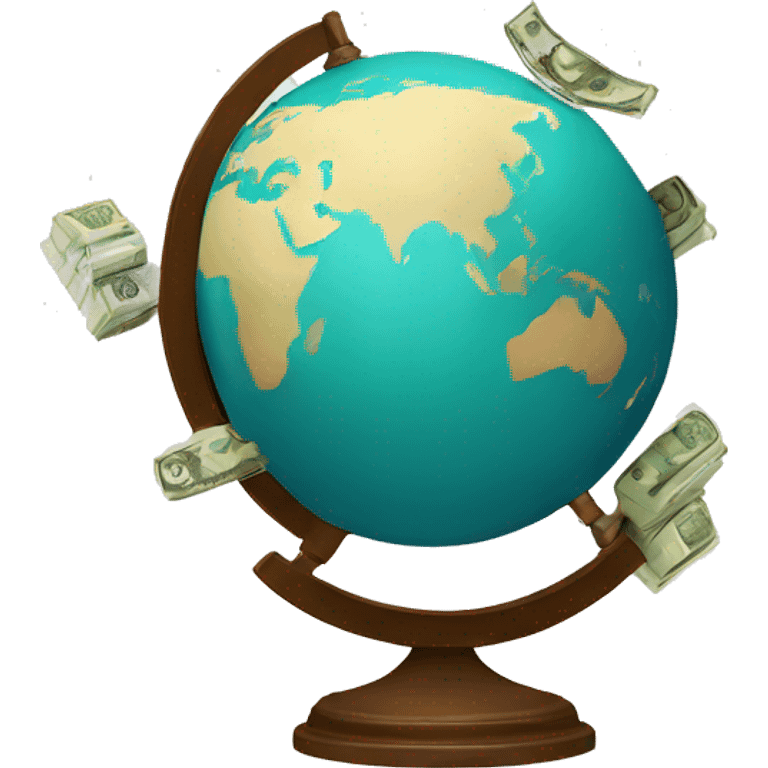 globe with money emoji