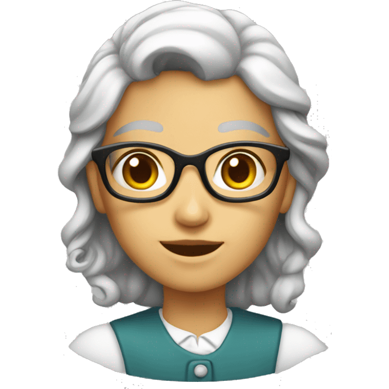 Old class girl emoji