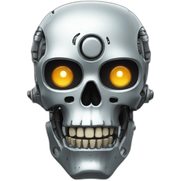 robot skull emoji