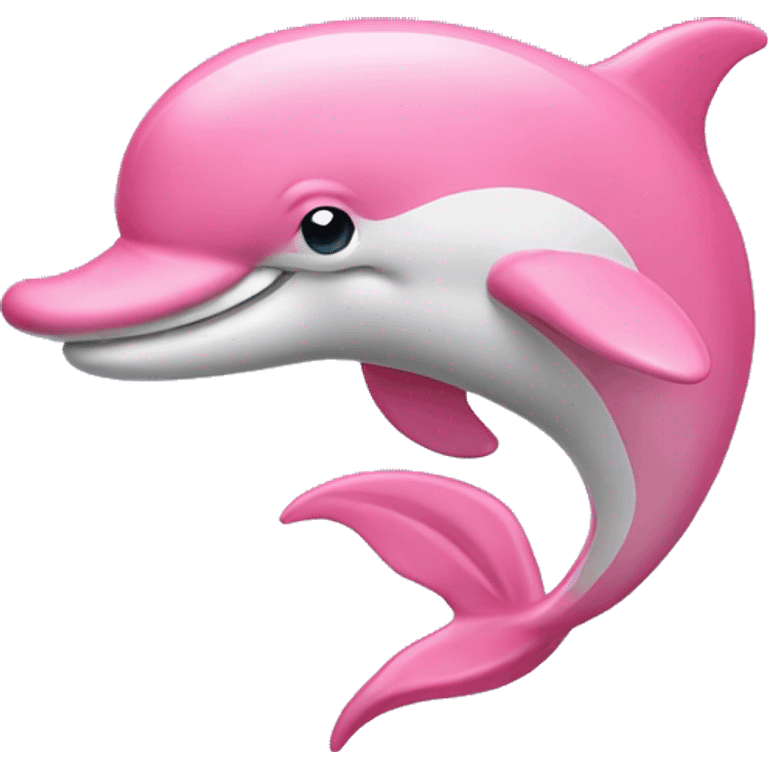 Pink dolphin emoji