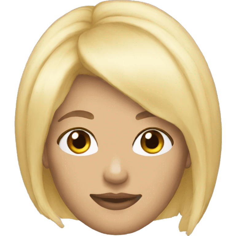 blonde wig emoji