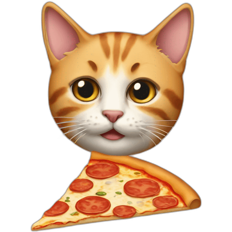 cat pizza emoji